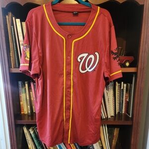 Harry Potter Washington Nationals jersey red large